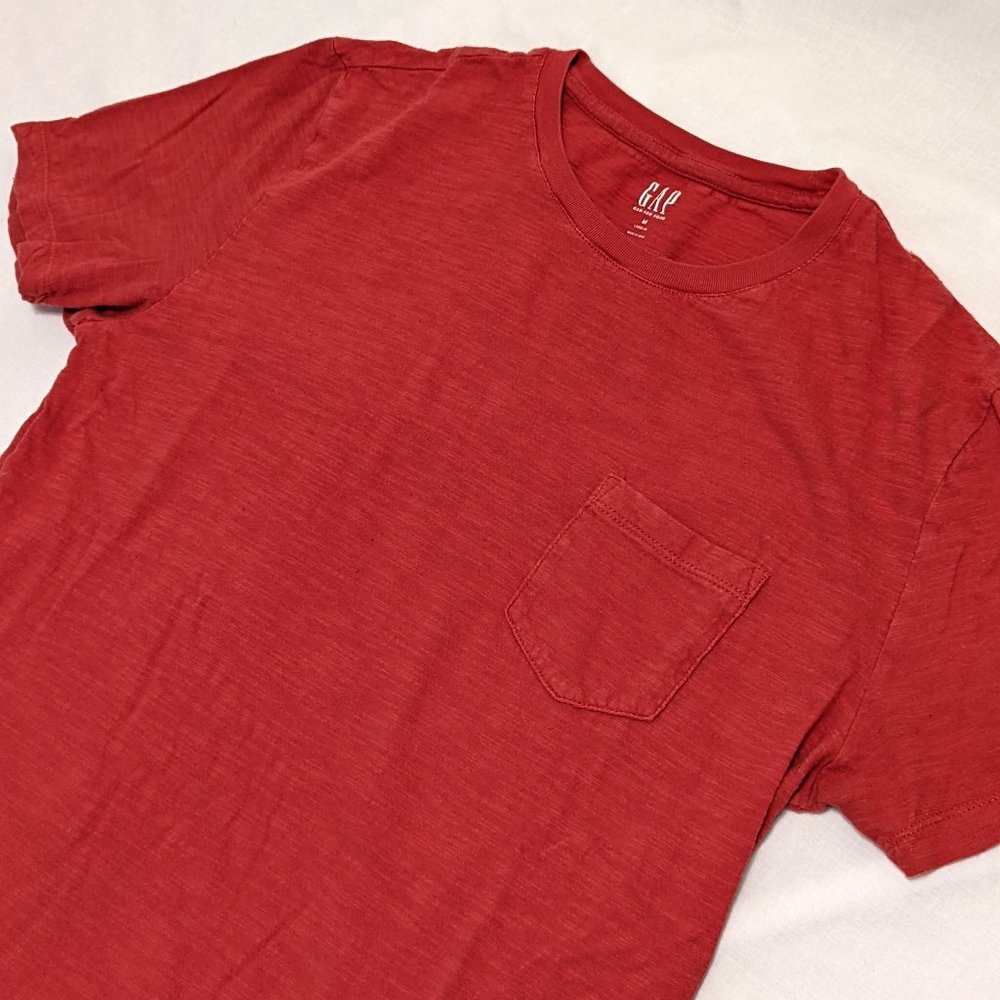 Red Pocket Tee